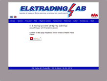 Tablet Screenshot of el-trading.com